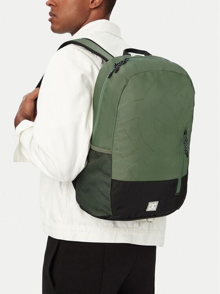DC Shoes Plecak WBEO-DCI-RH-001-10 Zielony. Zielone plecaki męskie DC Shoes, bez wzorów, z materiału. Za 89.99 zł.