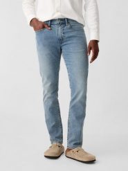 GAP Dżinsy - Slim fit - w kolorze błękitnym rozmiar: W31/L32. Niebieskie jeansy męskie GAP. Za 100.99 zł.