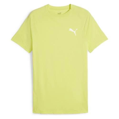 Koszulka sportowa męska Puma Evostripe Tee. Żółte t-shirty sportowe męskie Puma, l, bez ramiączek. Za 123.85 zł.