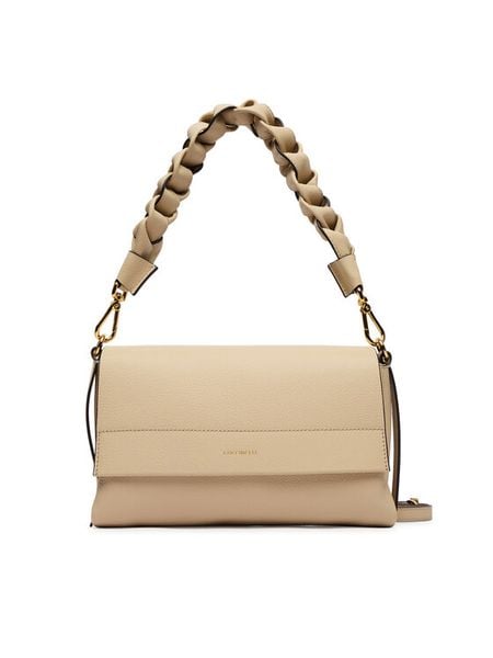 Coccinelle Torebka Boheme Small Beżowy. Brązowe torebki klasyczne damskie Coccinelle, bez wzorów, ze skóry, bez dodatków. Za 1,699.00 zł.