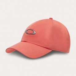 Czapka z daszkiem unisex Oakley TINCAN LX różowa FOS901486-41I. Czerwone czapki męskie Oakley, bez wzorów, z nylonu, sportowe. Za 133.17 zł.