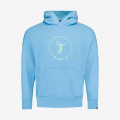 Bluza z kapturem unisex PADEL. Niebieskie bluzy sportowe damskie HEAD, xs, bez wzorów, z materiału, bez ramiączek, z kapturem. W wyprzedaży za 315.00 zł.