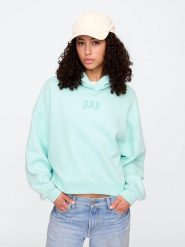 GAP Bluza w kolorze turkusowym rozmiar: M. Niebieskie bluzy z kapturem damskie GAP, m. Za 144.92 zł.