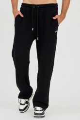 OFF-WHITE Czarne spodnie dresowe Stitch Arr Sweatpants. Czarne spodnie dresowe męskie OFF-WHITE, bez wzorów, z dresówki. W wyprzedaży za 1,799.99 zł.