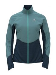 Odlo Kurtka "Run Easy" w kolorze niebieskim do biegania rozmiar: M. Niebieskie kurtki do biegania damskie Odlo, m, bez wzorów, bez kaptura. Za 354.94 zł.