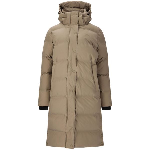 Parka dla kobiet Whistler Adalee. Brązowe parki damskie WHISTLER, bez wzorów, z puchu. Za 552.00 zł.