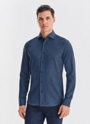 PAKO LORENTE – Bawełniana koszula w drobną pepitkę. Koszule męskie Pako Lorente, l, bez wzorów, z bawełny, bez kołnierzyka, bez ramiączek. Za 199.99 zł.