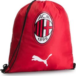 Plecak PUMA - Ac Milan Gym Sack 075938 01 Tango Red/Puma Black. Czerwone plecaki damskie Puma, bez wzorów, z materiału, sportowe. Za 79.99 zł.