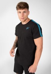 Koszulka fitness męska Gorilla Wear Chester T-shirt. Czarne t-shirty męskie GORILLA WEAR, m, bez wzorów, z bawełny, bez kołnierzyka. Za 171.55 zł.