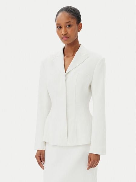 French Connection Marynarka 75YAA Biały Regular Fit. Białe marynarki i żakiety damskie French Connection, bez wzorów, z syntetyku. Za 559.99 zł.