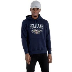 Bluza z kapturem New Orleans Pelicans NBA. Niebieskie bluzy z kapturem męskie New Era, m. W wyprzedaży za 165.00 zł.