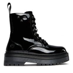 Trapery Lumberjack. Czarne trapery damskie Lumberjack, bez obcasa. Za 349.99 zł.