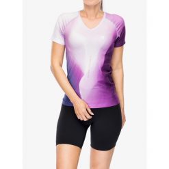 Koszulka biegowa damska Compressport Performance S/S T-Shirt. Fioletowe bluzki sportowe damskie Compressport, s, bez wzorów, bez ramiączek. Za 207.99 zł.
