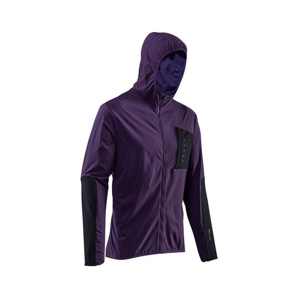 Kurtka rowerowa LEATT Jacket MTB Trail 1.0. Fioletowe kurtki męskie LEATT, bez wzorów, sportowe, bez kaptura. Za 449.00 zł.