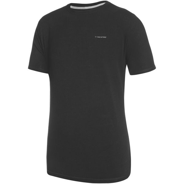 T-shirt męski Viking Teres Bamboo, merino. Czarne t-shirty męskie VIKING, l, bez wzorów, bez kołnierzyka. Za 128.52 zł.