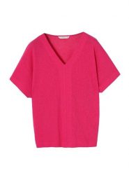 TATUUM Bluzka "Zelija" w kolorze różowym rozmiar: S. Różowe bluzki damskie Tatuum, s, bez wzorów, bez kołnierzyka, bez ramiączek. Za 74.81 zł.