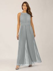 APART Kombinezon w kolorze szarym rozmiar: 36. Szare kombinezony damskie Apart, bez wzorów, bez kołnierzyka, bez ramiączek. Za 375.08 zł.