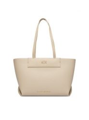 Armani Exchange Torebka XW001538 AF26447 U6208 Beżowy. Brązowe torebki klasyczne damskie Armani Exchange, bez wzorów, ze skóry, bez dodatków. Za 654.99 zł.