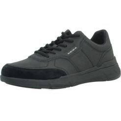 Buty GEOX U66N8A 0EK22 Czarny. Czarne buty trekkingowe męskie Geox, z syntetyku, bez zapięcia, na fitness i siłownię. Za 358.99 zł.