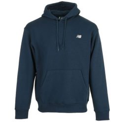 Bluza męska New Balance z kapturem. Niebieskie bluzy z kapturem męskie New Balance, na jesień, l, z bawełny. Za 174.00 zł.