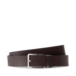 Pasek Męski BOSS. Czarne paski męskie Boss, bez wzorów. Za 699.99 zł.