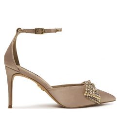 Szpilki Steve Madden. Brązowe szpilki Steve Madden, bez wzorów, bez obcasa. Za 599.99 zł.