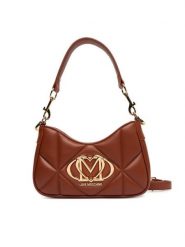 LOVE MOSCHINO Torebka JC4080PP1NLC0312 Brązowy. Brązowe torebki klasyczne damskie Love Moschino, bez wzorów, ze skóry, bez dodatków. Za 749.99 zł.