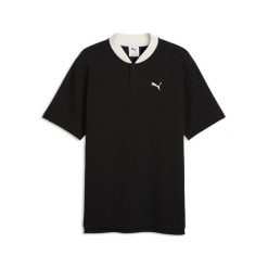 Męska koszulka polo PUMA Class o luźnym kroju PUMA. Czarne koszulki polo męskie Puma, m, bez wzorów, z bawełny, bez ramiączek. Za 179.00 zł.