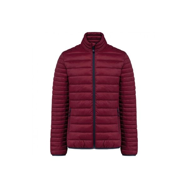 Lekka kurtka puchowa Kariban. Brązowe kurtki męskie KARIBAN, m, bez wzorów, z puchu, bez kaptura. Za 274.50 zł.