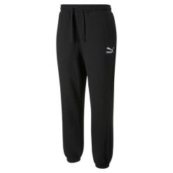 Spodnie sportowe męskie Puma 53559701. Czarne spodnie dresowe męskie Puma, z bawełny. Za 259.99 zł.