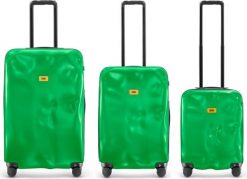 Walizki Icon w zestawie 3 el. jaskrawozielony. Walizki Crash Baggage, bez wzorów. Za 4,585.00 zł.