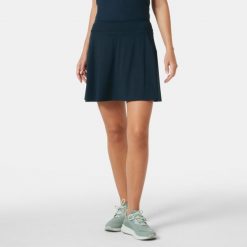 Damskie spódnico-spodenki Helly Hansen 2.0. Niebieskie szorty damskie Helly Hansen, bez wzorów, z elastanu. Za 367.50 zł.