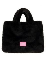 Zwillingsherz Torebka "Plush" w kolorze czarnym - 33 x 26 cm rozmiar: onesize. Czarne torebki klasyczne damskie Zwillingsherz, bez wzorów, z materiału, bez dodatków. Za 89.95 zł.