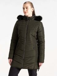 Dare 2b Płaszcz pikowany "Striking IIII" w kolorze khaki rozmiar: 36. Brązowe płaszcze damskie Dare 2b, bez wzorów. Za 289.88 zł.