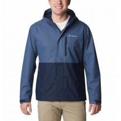 Kurtka Przeciwdeszczowa Męska Columbia Hikebound Jacket. Niebieskie kurtki męskie Columbia, m, bez wzorów, z meshu, sportowe, bez kaptura. Za 366.99 zł.