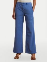 LAUREN RALPH LAUREN Spodnie materiałowe 200965654003 Niebieski Regular Fit. Niebieskie spodnie materiałowe damskie Lauren Ralph Lauren, bez wzorów, z bawełny. Za 519.99 zł.