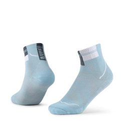 Skarpety BUFF CoolNet Quarter. Niebieskie skarpetki damskie Buff, bez wzorów, z elastanu. Za 83.99 zł.