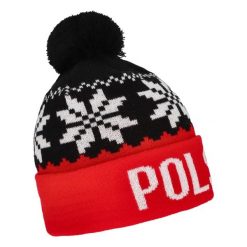 Czapka zimowa Polska KEEZA śnieżynki. Czapki męskie KEEZA, na zimę, bez wzorów, sportowe. Za 58.00 zł.