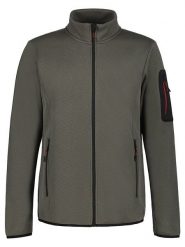 Icepeak Kurtka polarowa "Bredstedt" w kolorze szarobrązowym rozmiar: XXL. Brązowe kurtki męskie ICEPEAK, xxl, bez wzorów, z materiału, bez kaptura. Za 109.26 zł.