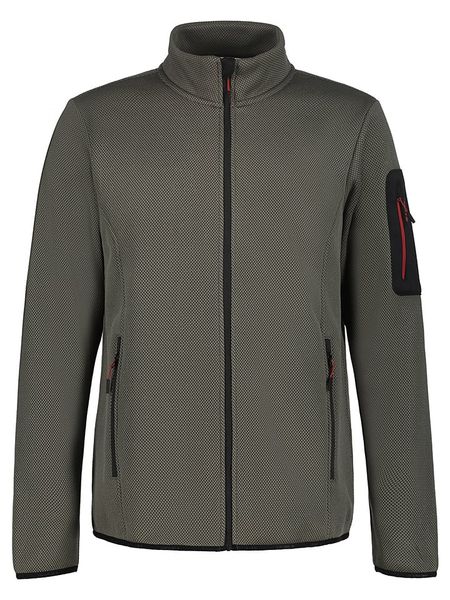 Icepeak Kurtka polarowa "Bredstedt" w kolorze szarobrązowym rozmiar: XXL. Brązowe kurtki męskie ICEPEAK, xxl, bez wzorów, z materiału, bez kaptura. Za 109.26 zł.