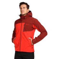 Męska kurtka softshell Kilpi RAVIO-M. Czerwone kurtki męskie Kilpi, l, bez wzorów, z softshellu, bez kaptura. Za 318.77 zł.