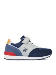 Beverly Hills Polo Club Sneakersy EO-CP23-6386 Granatowy. Niebieskie buty sportowe chłopięce Beverly Hills Polo Club, ze skóry, bez zapięcia. Za 179.99 zł.