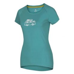 Koszulka damska Ocun Raglan T green. Zielone t-shirty damskie Ocun, m, bez wzorów, z bawełny, bez kołnierzyka. Za 164.50 zł.