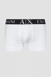 ARMANI EXCHANGE Białe bokserki 3PACK. Białe bokserki męskie Armani Exchange, bez wzorów. W wyprzedaży za 169.99 zł.