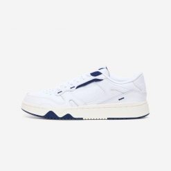 Buty sportowe męskie CJ80. Białe buty sportowe na co dzień męskie Decathlon, z gumy, bez zapięcia, trekkingowe. Za 199.99 zł.