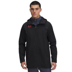 Kurtka treningowa Under Armour Challenger Pro. Czarne kurtki męskie Under Armour, xl, bez wzorów, z dzianiny, bez kaptura. Za 472.40 zł.