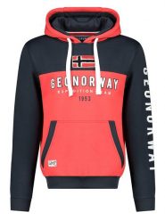 Geographical Norway Bluza w kolorze czerwono-granatowym rozmiar: S. Czerwone bluzy z kapturem męskie Geographical Norway, s. Za 74.63 zł.