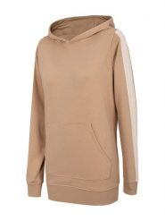 4F Bluza w kolorze jasnobrązowym rozmiar: XS. Brązowe bluzy z kapturem damskie 4f, xs. Za 142.95 zł.