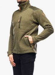 Bluza turystyczna męska Fjallraven Buck Fleece. Zielone bluzy z kapturem męskie Fjällräven, l, z materiału. Za 698.49 zł.