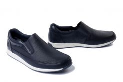 RIEKER 11953-14 blue, półbuty męskie. Niebieskie półbuty męskie Rieker, bez zapięcia. Za 244.93 zł.